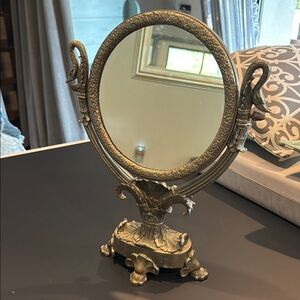Elegant solid pewter Vanity decorative Mirror